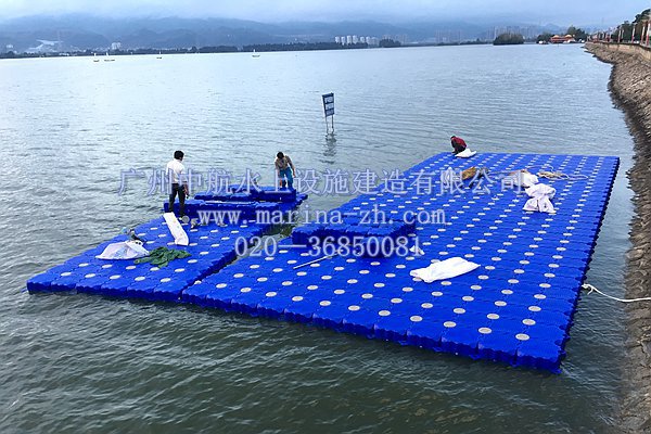 水上浮筒 水上浮動平臺 水上工程 廣州中航水上設(shè)施建造有限公司